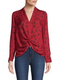 L\\\'Agence Mariposa Star Print Blouse at Saks Fifth Avenue